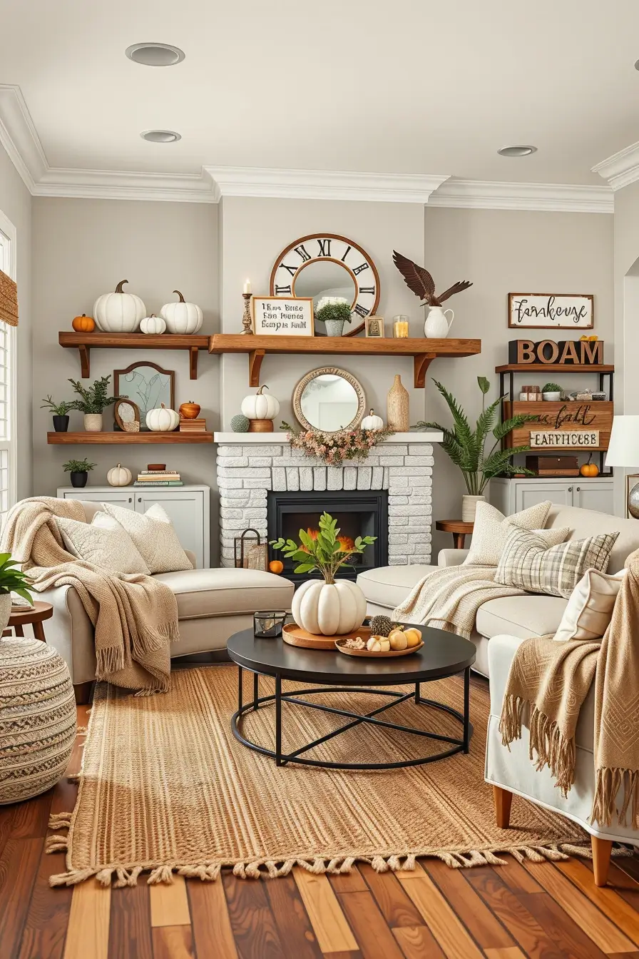 64 Fall Farmhouse Decor Ideas 2025 – Warm & Rustic Inspiration for Your Home