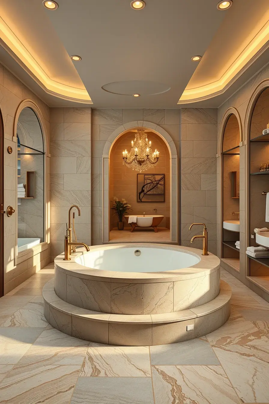 62 Architectural Curves Bathroom Ideas – Elegant & Modern Curved Designs