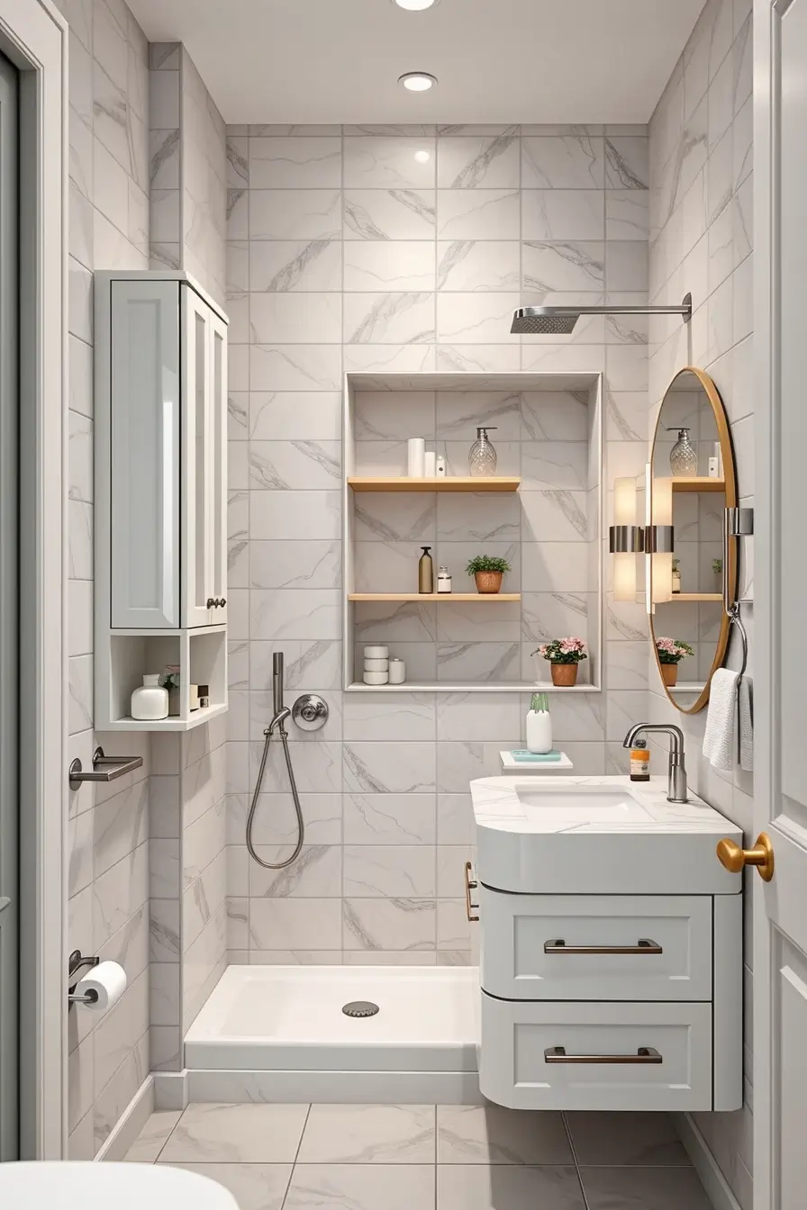 59 Small Bathroom Design Tips That Maximize Every Inch