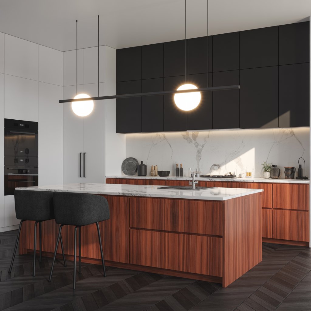 16 Stunning Kitchen Color Schemes That Make Cherry Cabinets Pop