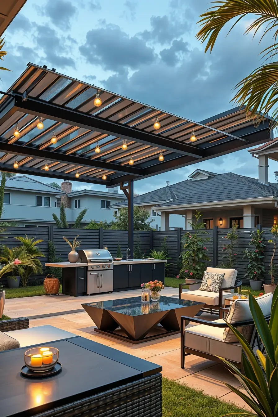 60 Outdoor BBQ Area With Roof 2026 – Modern Covered BBQ Ideas For Stylish Backyards